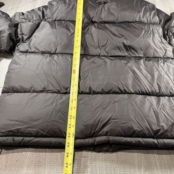 Hudson Women's Short Puffer Jacket Stand Up Collar Snap XL - Picture 10 of 10